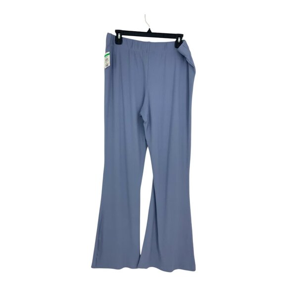 BP Organic Cotton Blend Flare Leg Knit Lounge Pant Blue Size Large NWOT - Picture 6 of 6